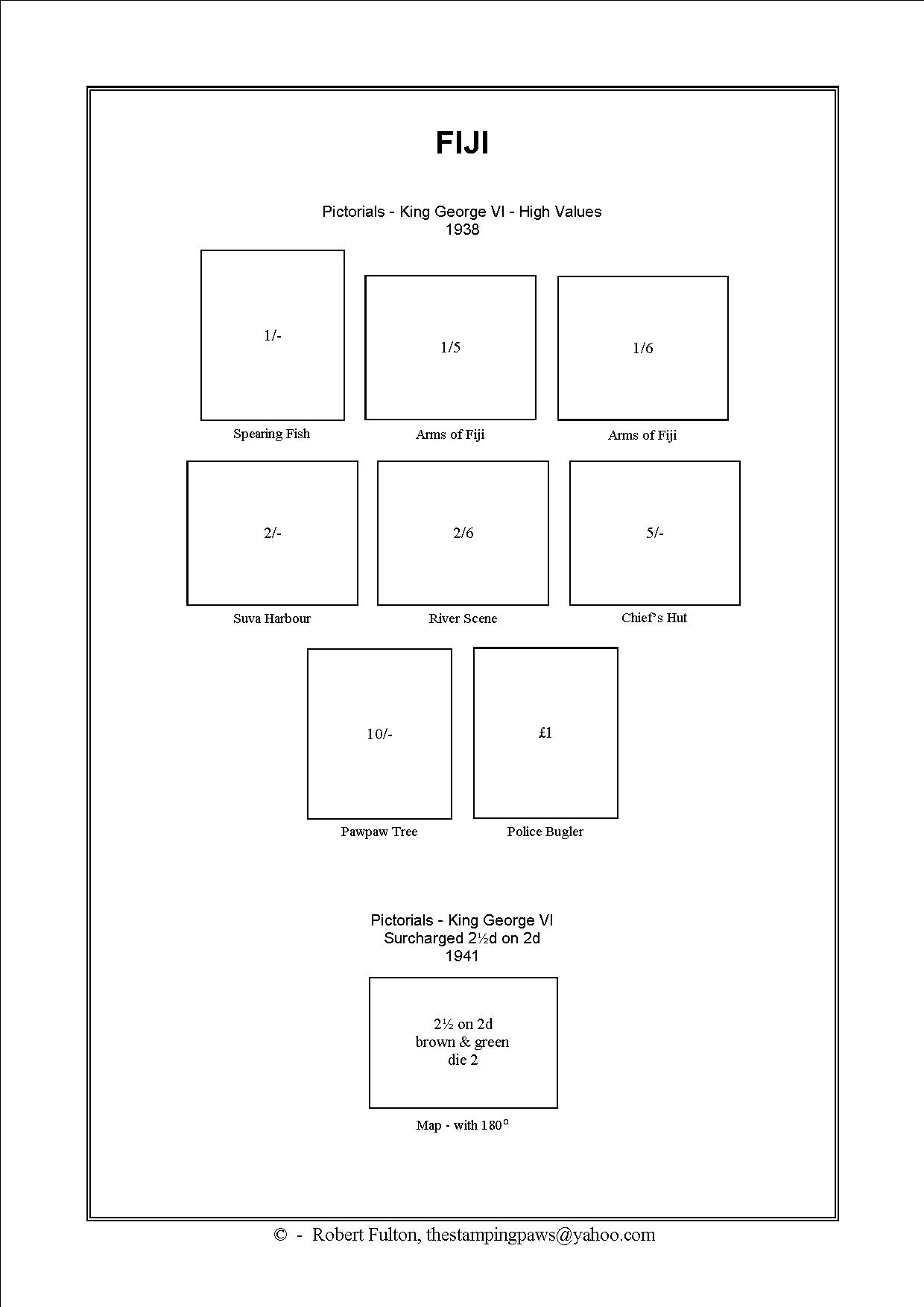 Fiji Stamp Album