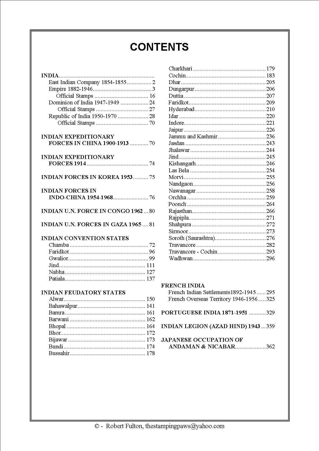India Stamp Album