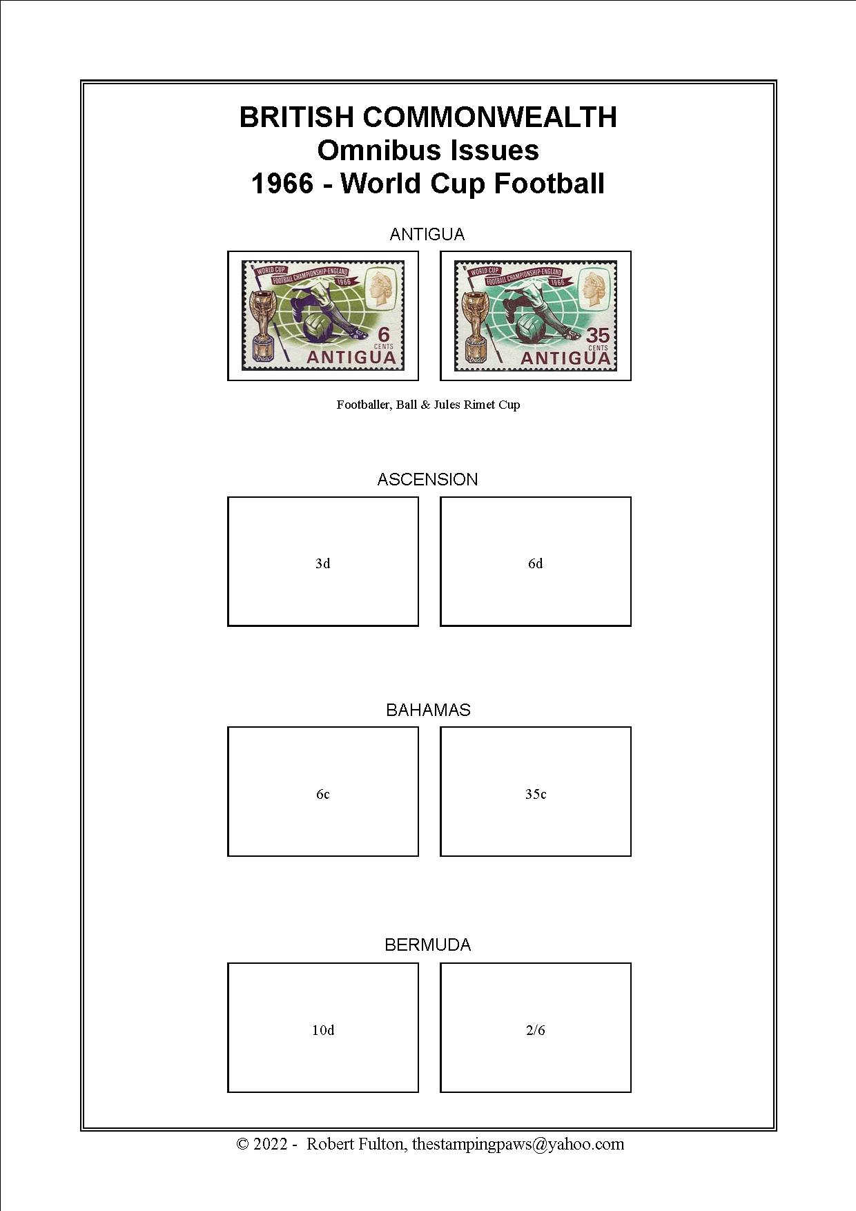 British Commonwealth Omnibus Issue Stamp Album