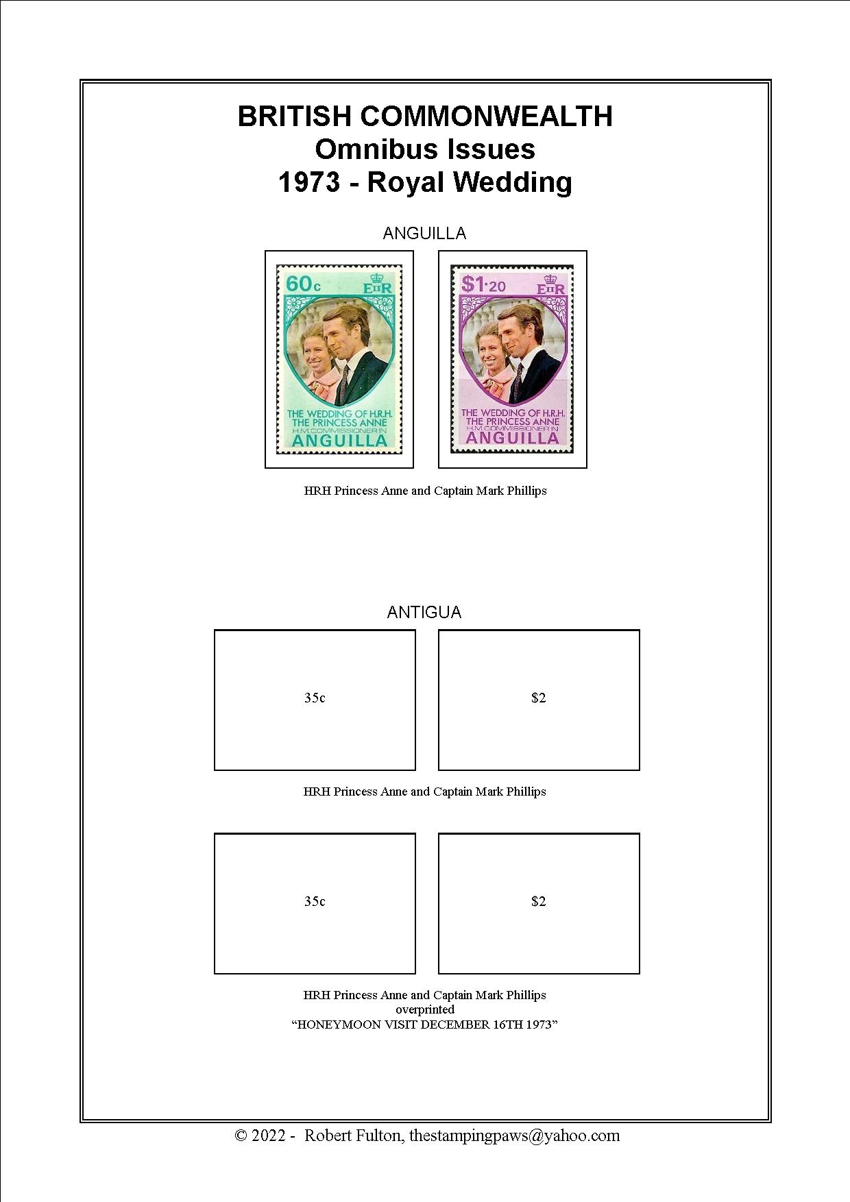 British Commonwealth Omnibus Issue Stamp Album