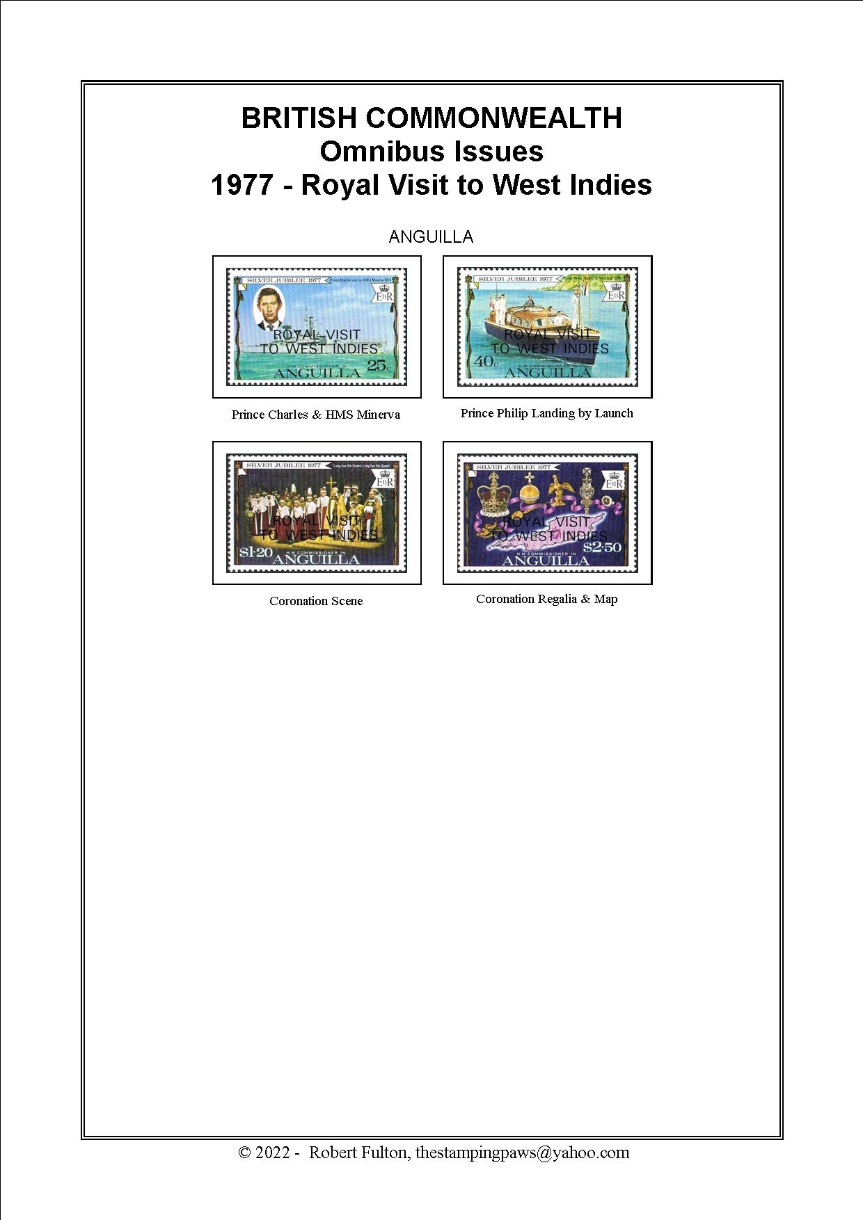 British Commonwealth Omnibus Issue Stamp Album