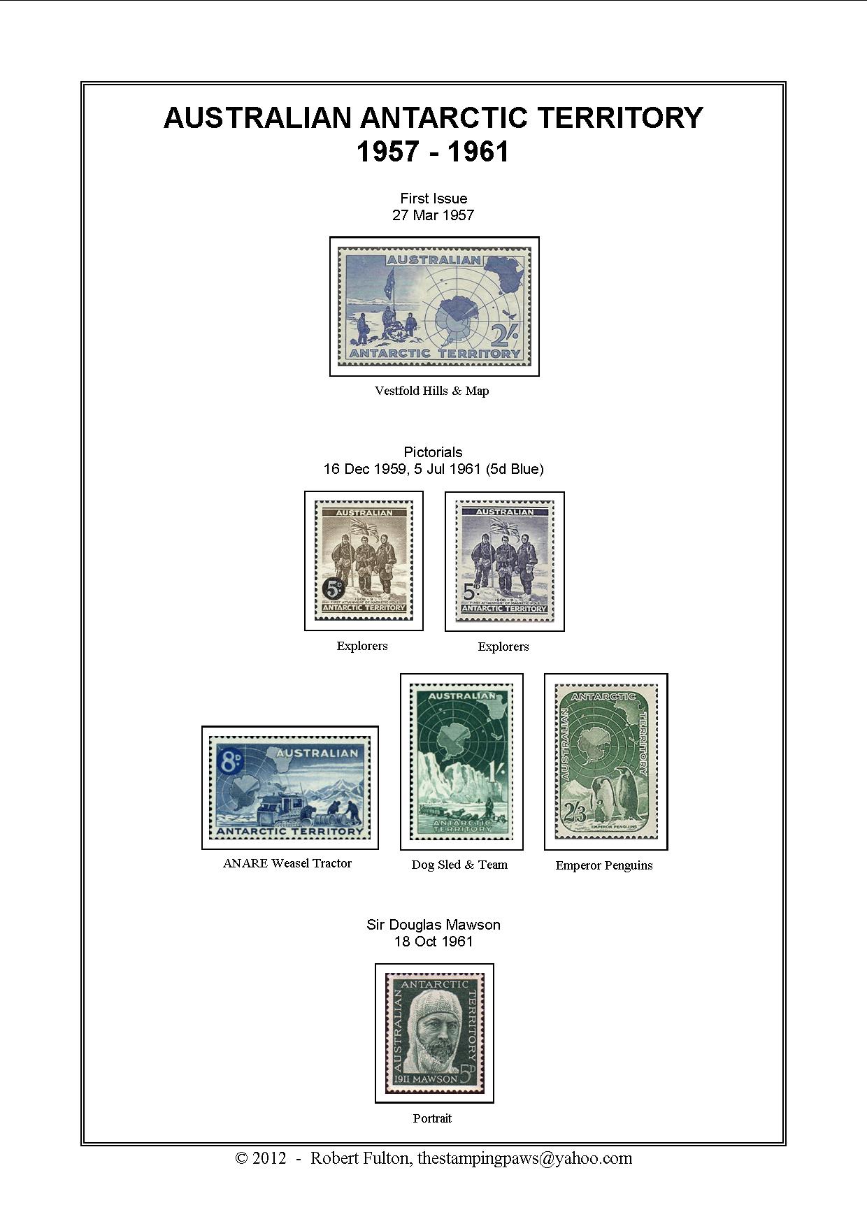 Australian Antarctic Territory Stamp Album