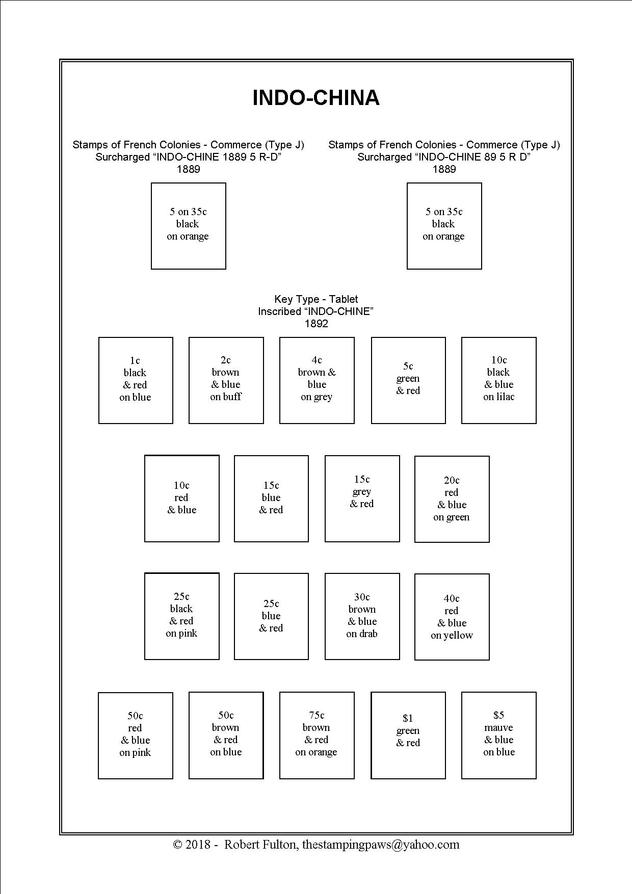 French Colonies Stamp Album