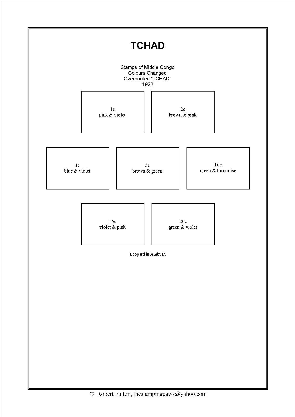 French Equatorial Africa Stamp Album