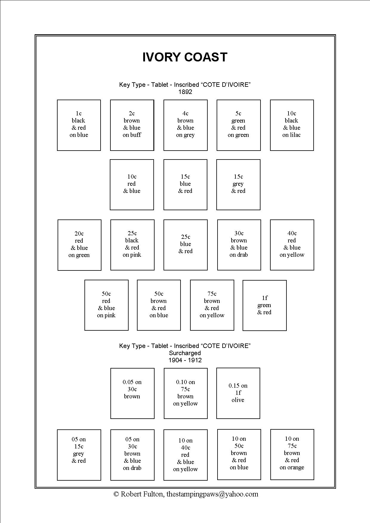 French West Africa Stamp Album