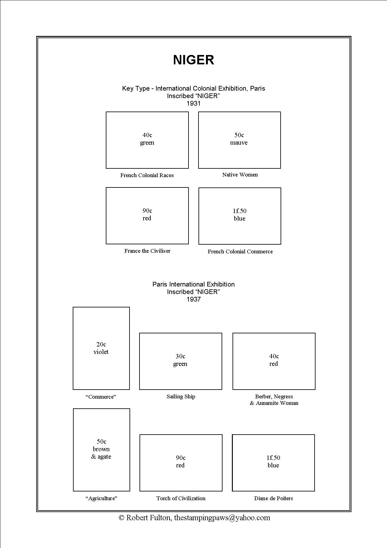 French West Africa Stamp Album