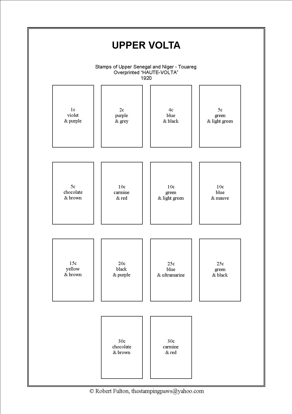 French West Africa Stamp Album