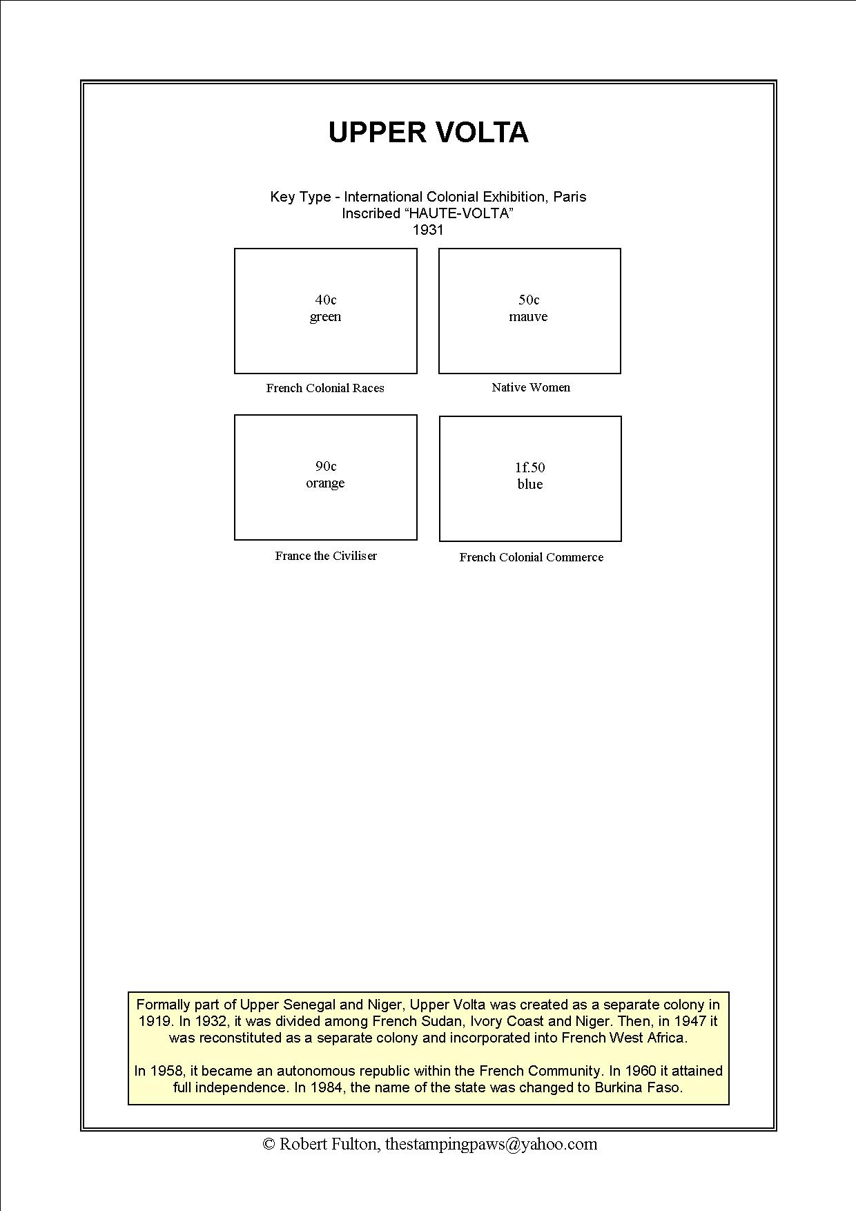 French West Africa Stamp Album