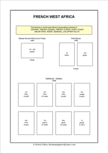 French West Africa Stamp Album