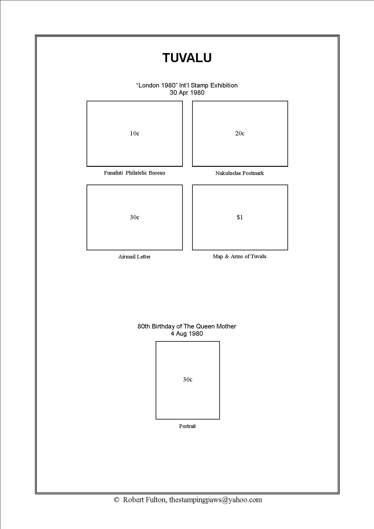 Gilbert & Ellice Islands Stamp Album