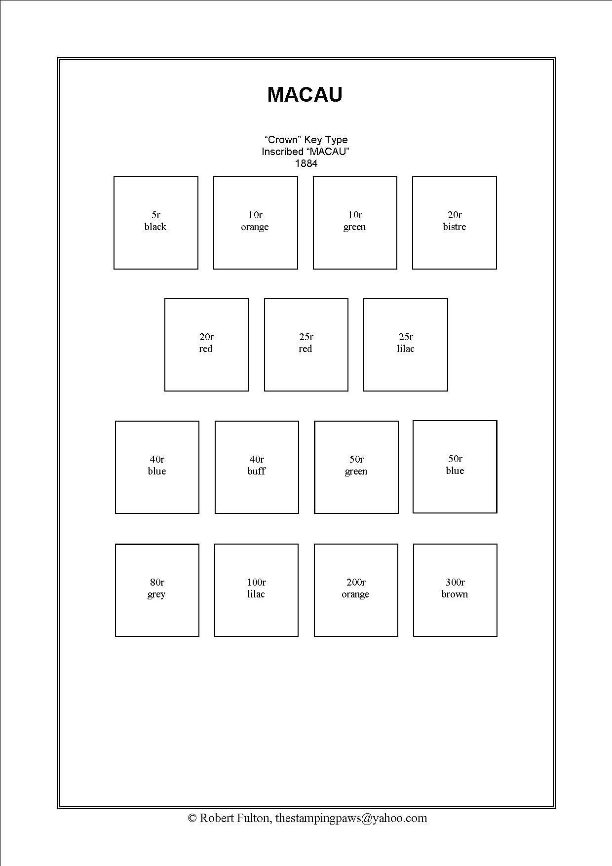 Macau Stamp Album