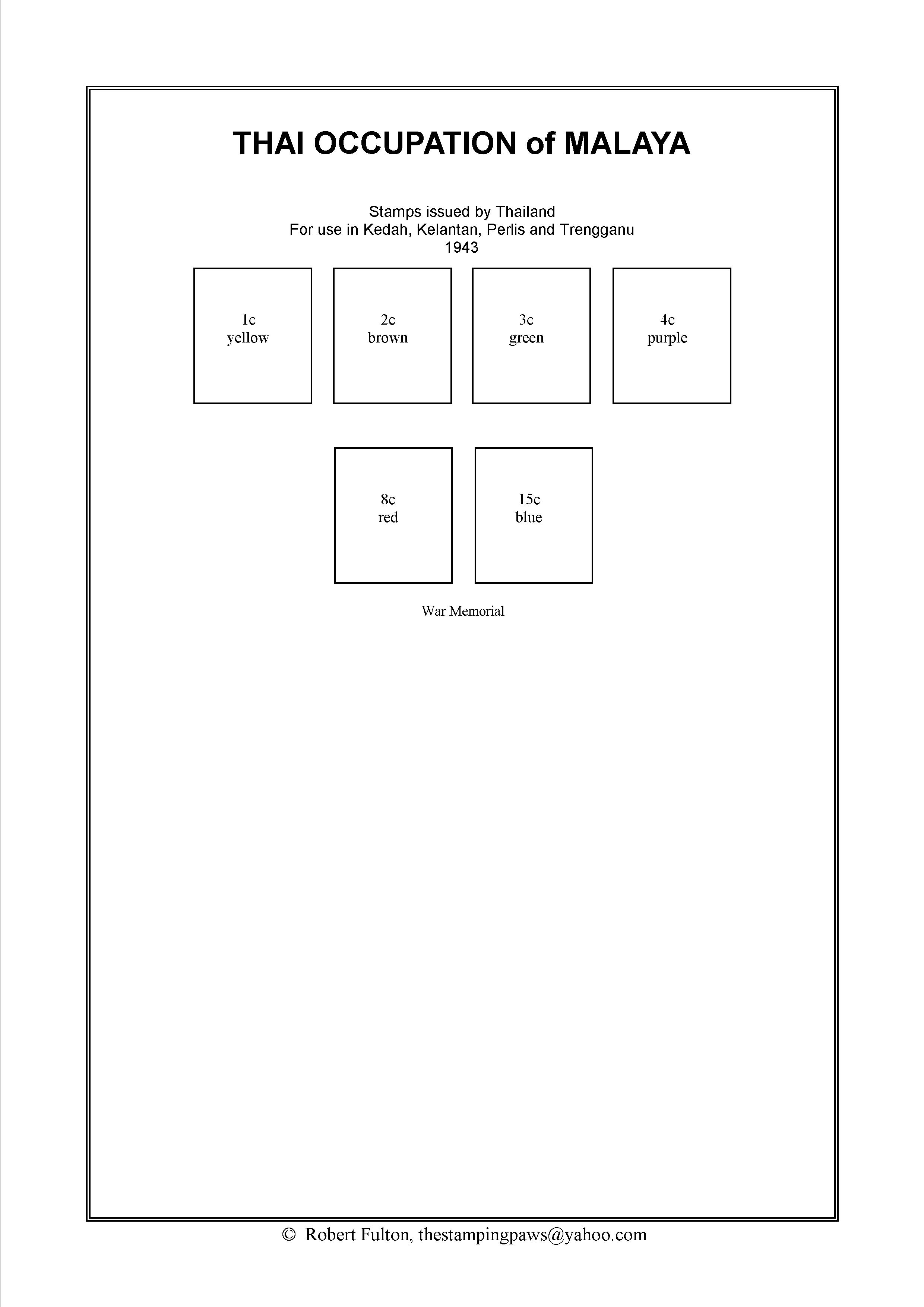 Malaya Stamp Album