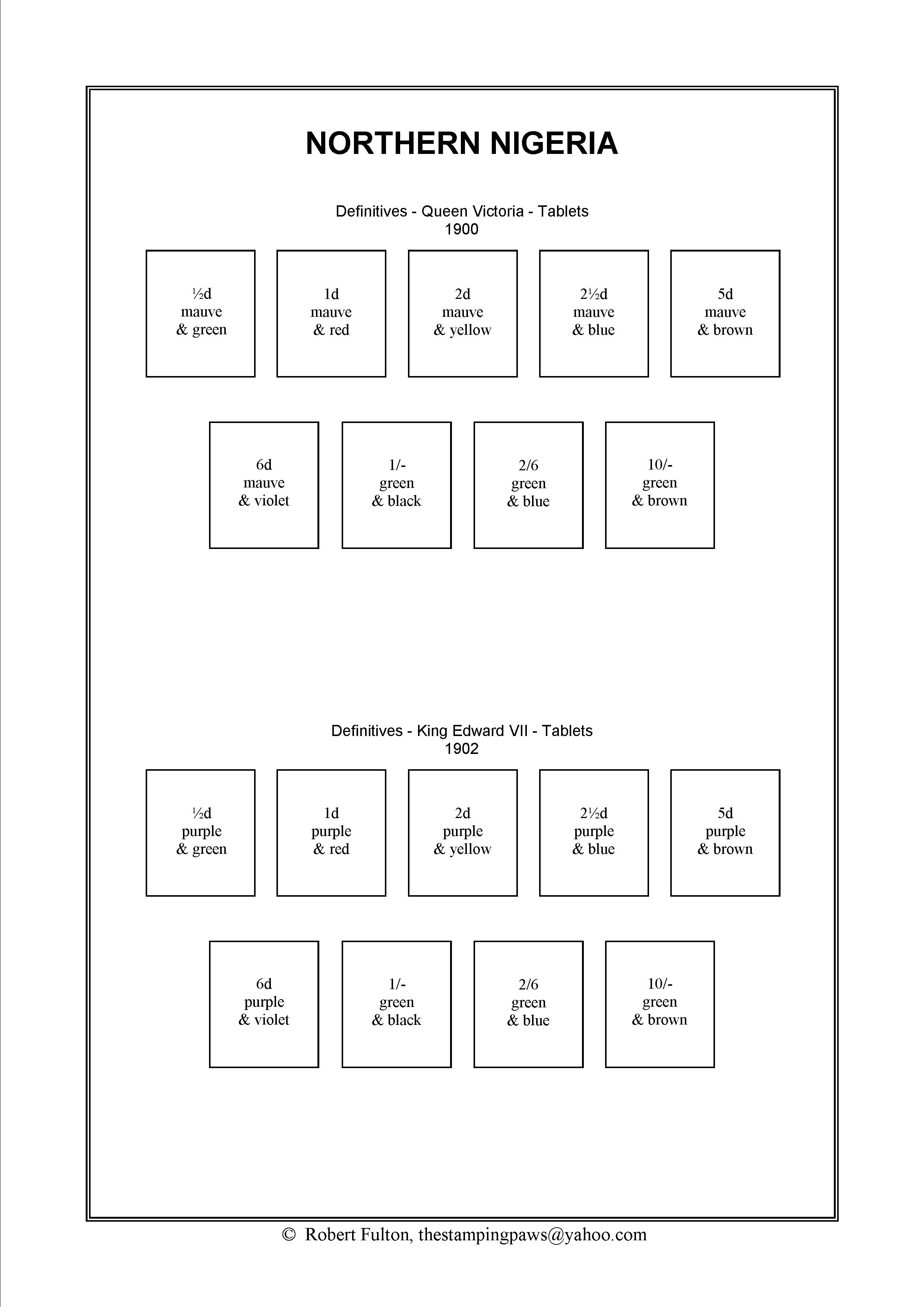 Nigeria Stamp Album