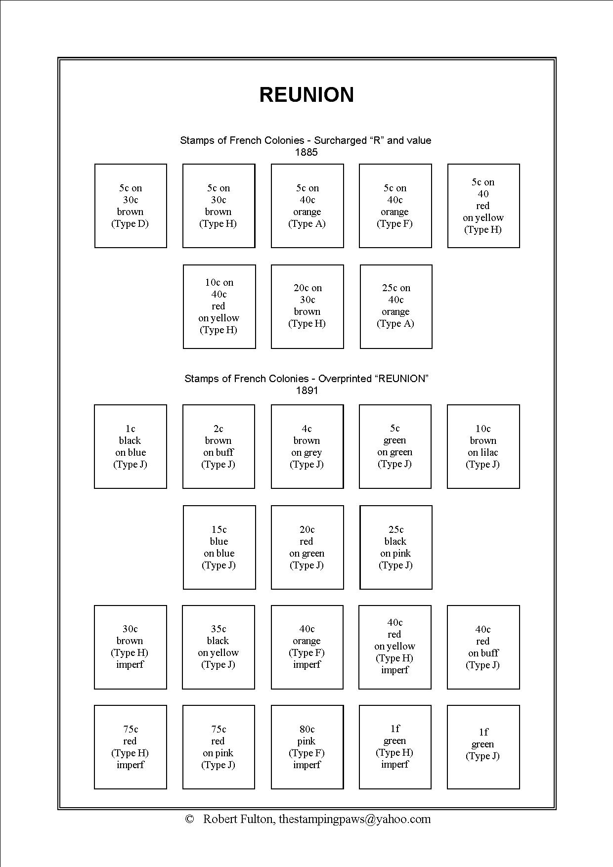Reunion Stamp Album