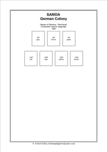 Samoa Stamp Album