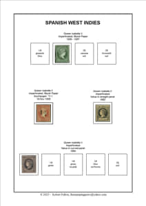 Spanish Colonies Stamp Album