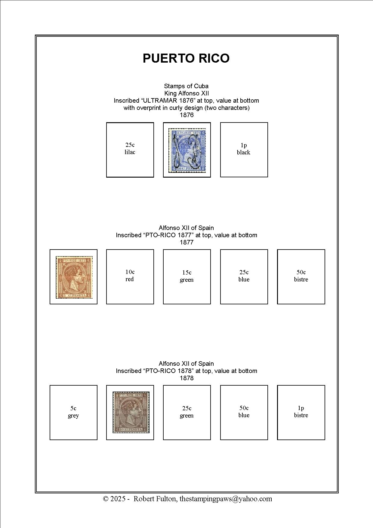 Spanish Colonies Stamp Album