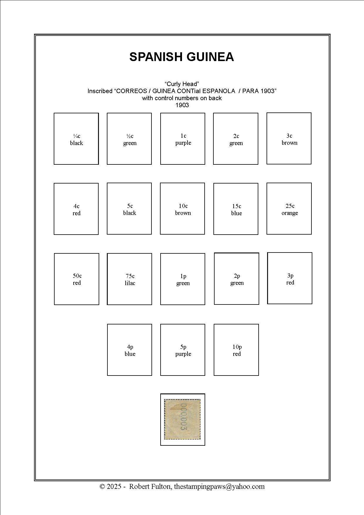 Spanish Guinea Stamp Album