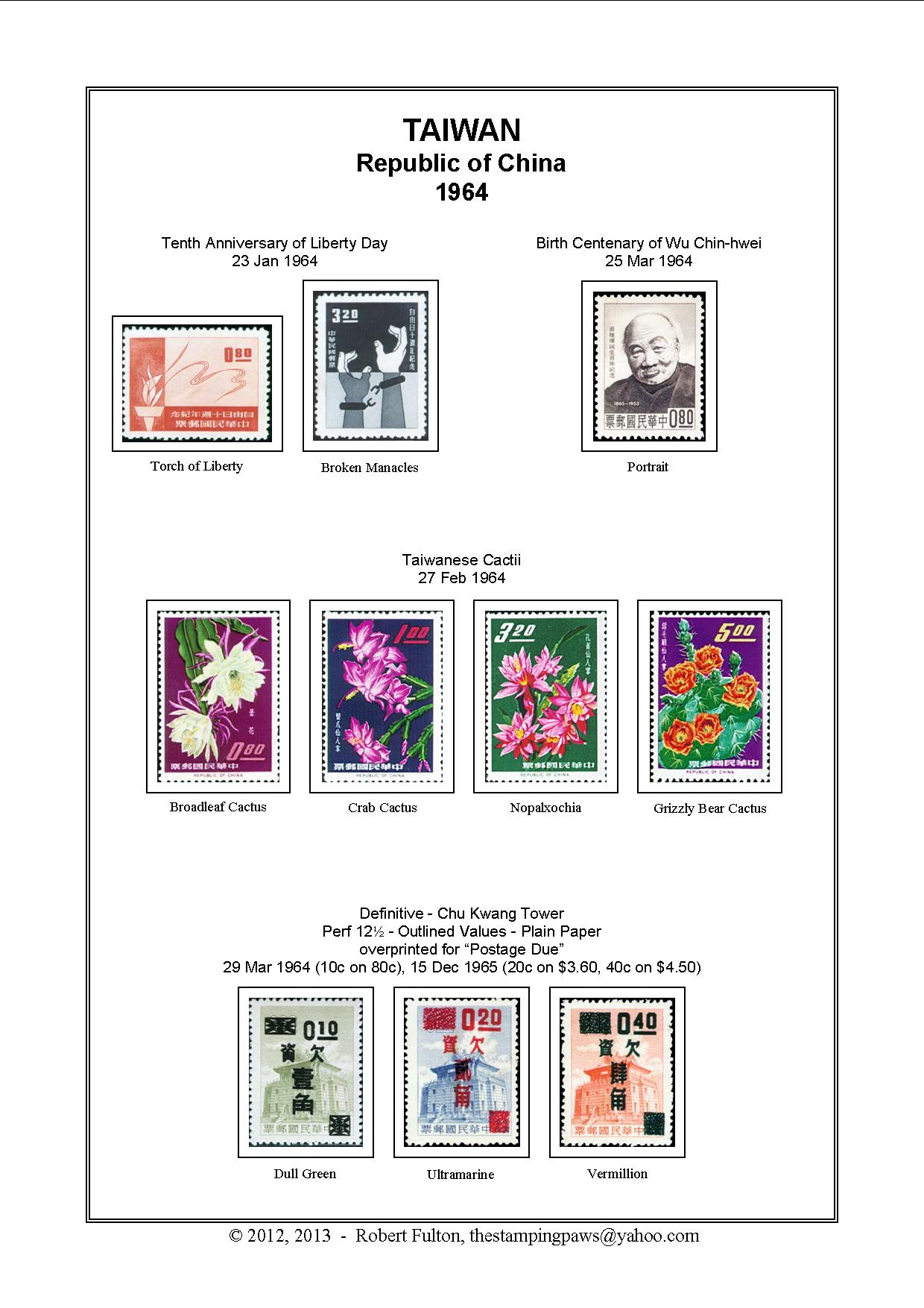 Taiwan Stamp Album