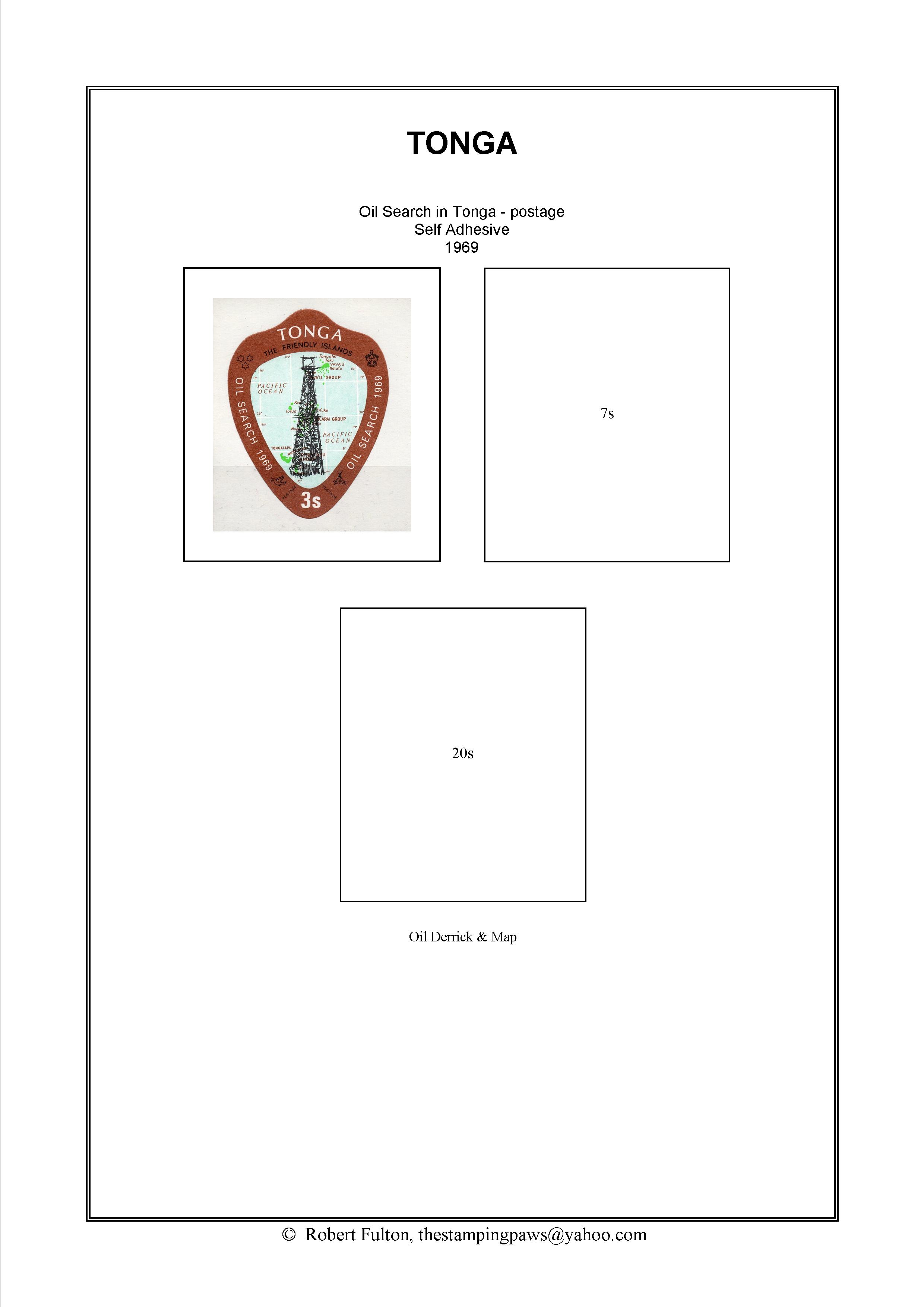 Tonga Stamp Album