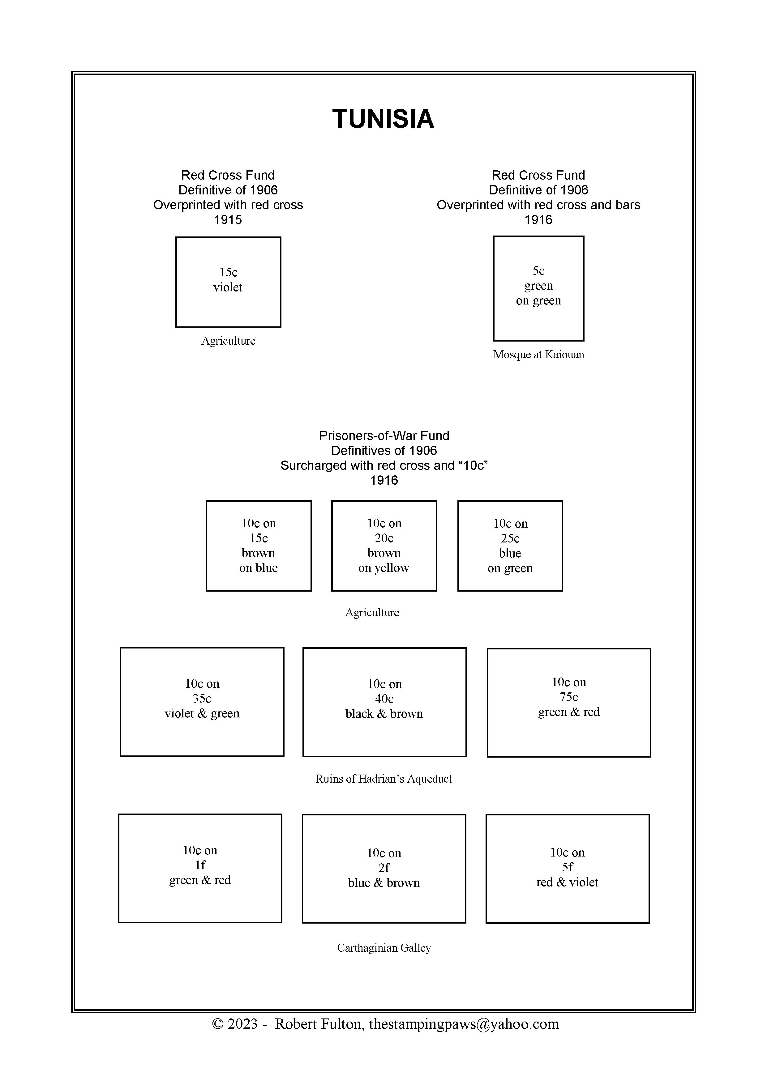 Tunisia Stamp Album