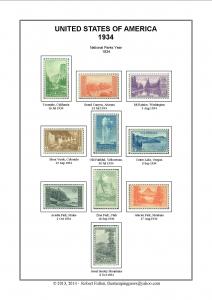 United States Stamp Album